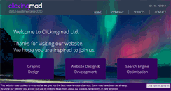 Desktop Screenshot of clickingmad.com